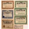 Image 1 : Yavapai County Mining Stocks: Castle Creek, Jerome, Octave (Lot of 7)  (105966)