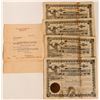 Image 1 : Stock Certs. (4) Greenstone Copper Company of Arizona  (83534)