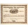 Image 1 : Philadelphia and California Mining Company Stock  (90477)