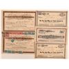 Image 1 : Colusa and Yuba County Mining Stock Certificates (5)  (105897)