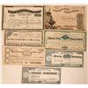 Image 1 : Seven Different Mother Lode Stock Certificates  (118047)