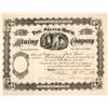 Image 1 : Silver Rock Mining Company Stock Certificate, Leadville, CO, 1881  (58541)