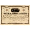 Image 1 : Ivanhoe Mining Company Stock Certificate, Colorado, 1883  (58412)