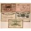 Image 1 : Five Varied Colorado Stock Certificates  (117374)