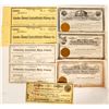 Image 1 : Mining stock from Eureka, NV - 8 certificates  (91053)
