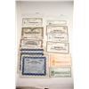 Image 1 : Comstock Stock Certificates (13 count) most unissued  (61757)