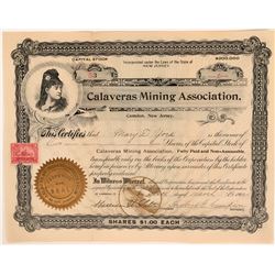 Calaveras Mining Association Stock  (119760)