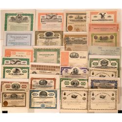 Mixed Mining Stock Certs  (118840)