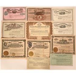 Western States Stock Certificates  (118043)