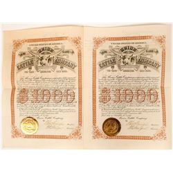 Two Union Cattle Company Gold Bonds  (117360)