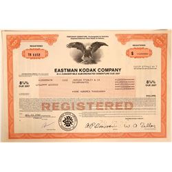 Eastman Kodak Stock Certificate  (110911)