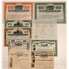 Image 1 : Nine Different Boston Railroad Stock Certificates & Bonds  (107412)