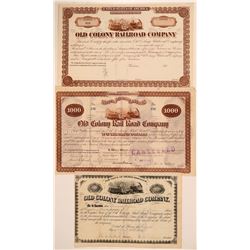 Old Colony Railroad Co. bonds/stock  (110995)