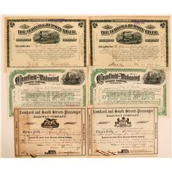 Railroads of Pennsylvania Stocks  (115877)