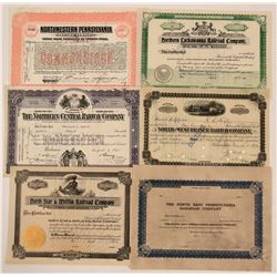 Various Pennsylvania RR stocks  (112263)