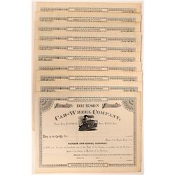 Dickson Car-Wheel Co. Stock Certs  (117492)