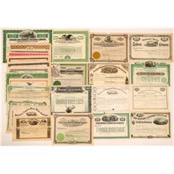 Large Group of Unissued Railroad Stocks, All Geographies (27)  (111668)