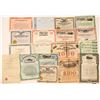 Image 1 : Large Group of Various Eastern Railroad Stocks & Bonds (18)  (111683)