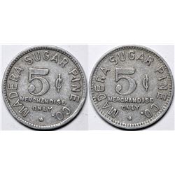 Madera, CA: Sugar Pine Co. Token  (116749)