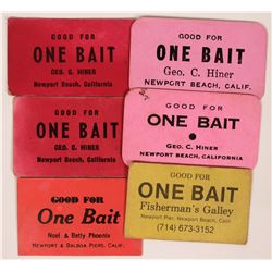 Newport Beach Bait Tokens  (119107)