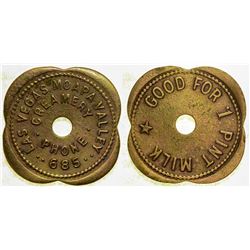 Moapa Valley Creamery Token  (101185)