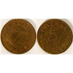 Scheelite Mine of Rawhide Nevada - Token  (108461)