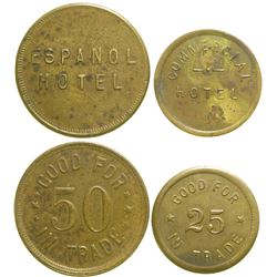 Espanol/Commercial Hotel Tokens  (89066)