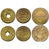 Image 1 : Three Tonopah, Nevada Saloon Tokens  (108474)