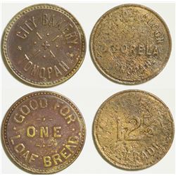 Two Nice Tonopah Tokens  (108372)