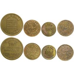 Four Nevada Tokens  (89056)