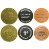 Image 1 : Three Different Nevada Town Tokens  (89042)