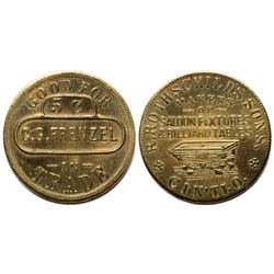 C. G. Frenzel Saloon Token  (116140)