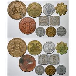 Ten U.S. Tokens  (118848)