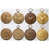 Image 1 : Four Intercollegiate Championship Medals  (118819)
