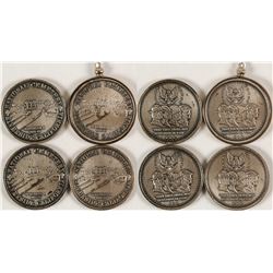 Four Riverside National Cemetary Coins/Pendant  (80205)