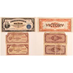 Phillipines "Victory" Note and Others  (116133)