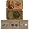 Image 1 : Fractional Currency and Coin Earrings  (117462)