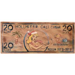 Hollister Cali Cash Scrip  (119723)