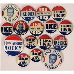 Eisenhower Campaign Buttons  (118073)