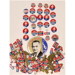 Lyndon B. Johnson-Hubert Humphrey Pinbacks  (118075)