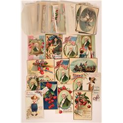 Large Group of George Washington Postcards (68)  (111741)