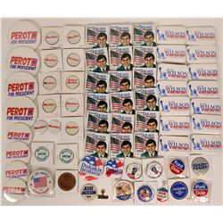 A Cluster of Campaign Pin Backs  (119058)