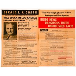 Newprint for Gerald L K. Smith presidential candidate of 1944  (115236)