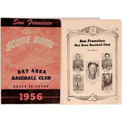 San Francisco  Seals 1956 Program  (119432)