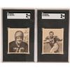 Image 1 : Two 1940's Football Player Trading Cards  (117199)