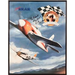 Lyle Shelton Autographed Print From the Reno Air Races  (109503)