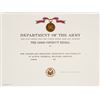 Image 1 : Army Good Conduct Medal Certificate  (64312)