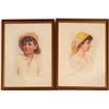 Image 1 : Lithographs / Gypsy Girl & Boy / 2 Items  (105388)