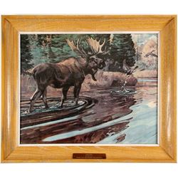 " Moose"  Print/ By Bob Kuhn .  (89565)