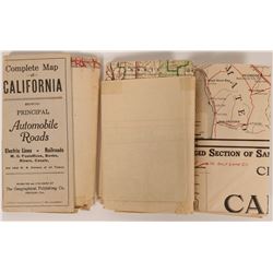 Two Pocket Maps of California  (117240)